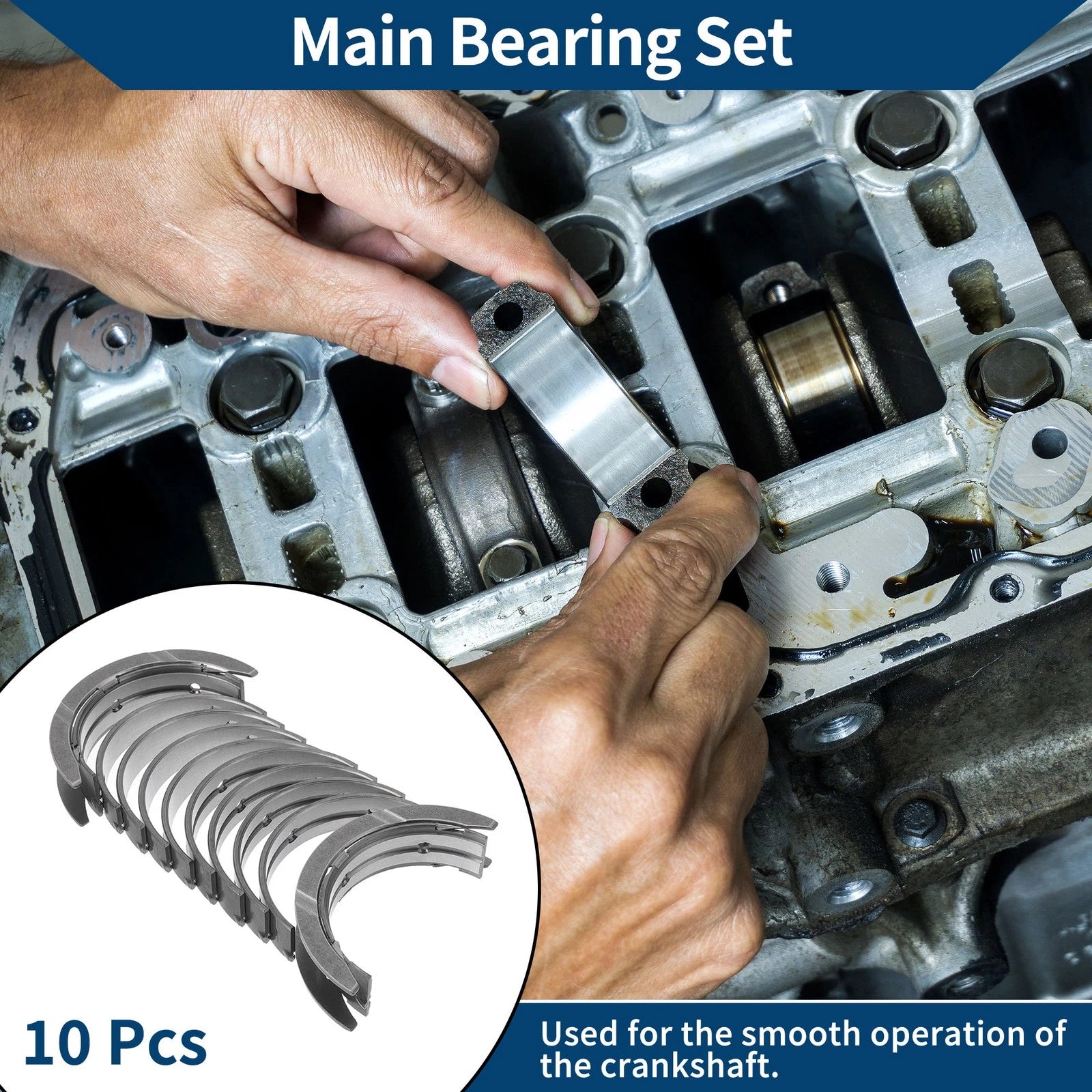 Main Bearing Set No. 12209AA650 for Subaru Forester (2012–2018)