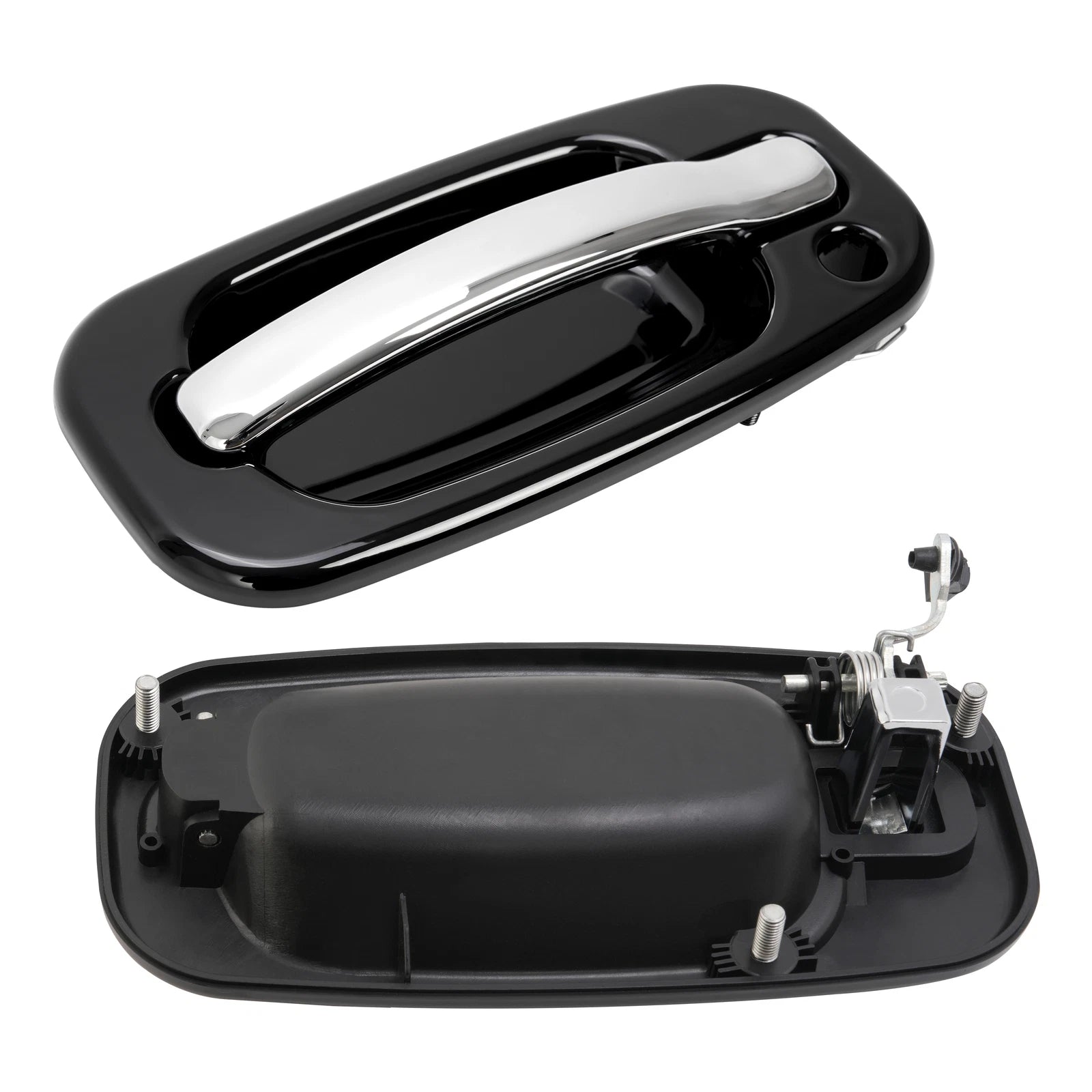 Set of 2 Chrome Front Exterior Door Handles for Chevrolet Silverado 1500 (1999–2006)
