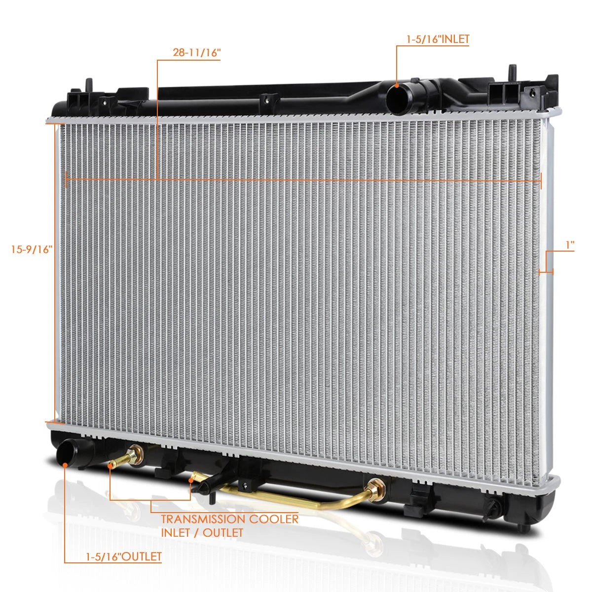 Aluminum Radiator for Toyota Camry/Solara/ES300/ES330 (2002–2008) DPI-2435