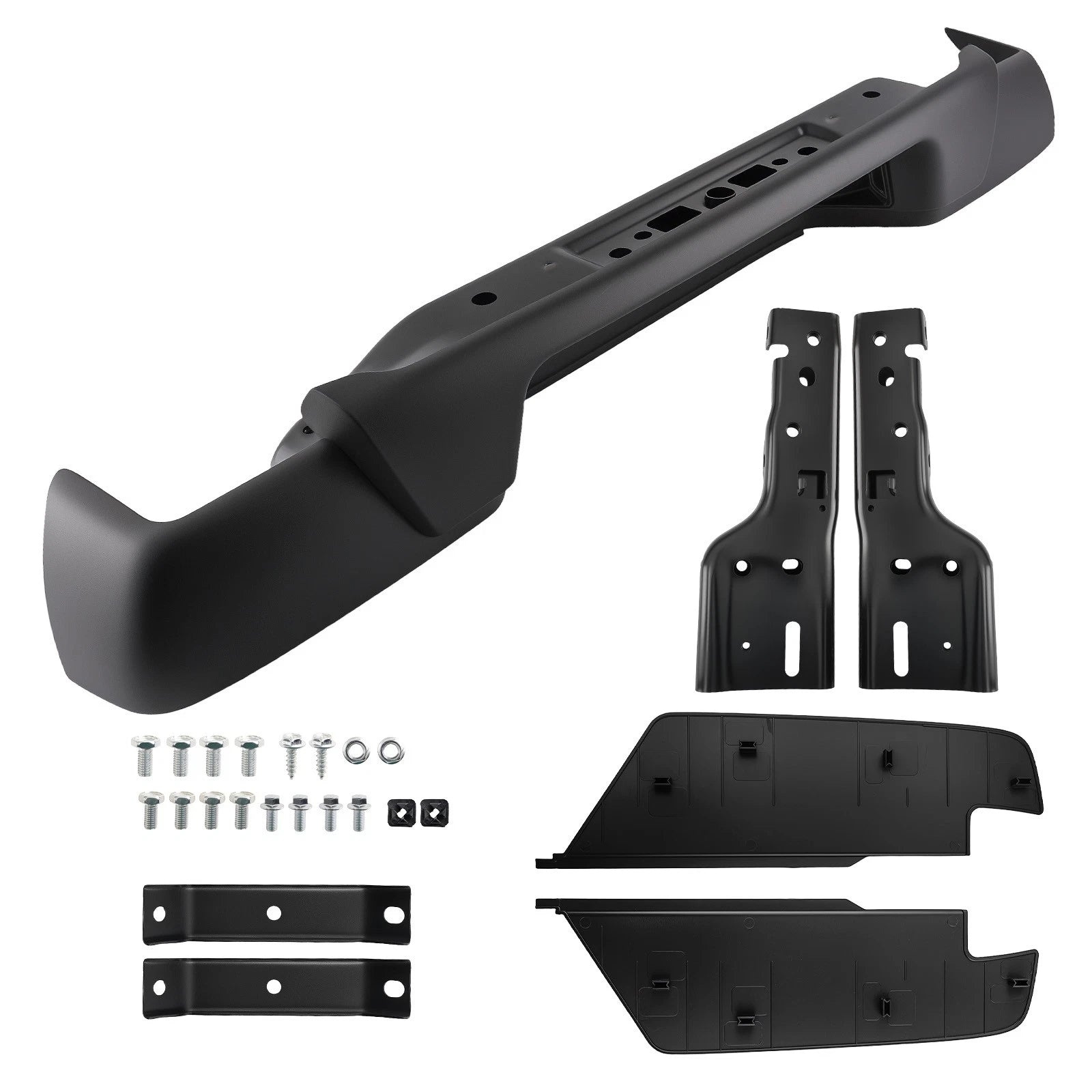Black Steel Rear Bumper Assembly for Chevrolet Colorado (2008–2012) 20814972