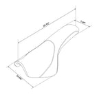 Rider Passenger Seat for Yamaha Road Star 1600 1700 (1999–2014)