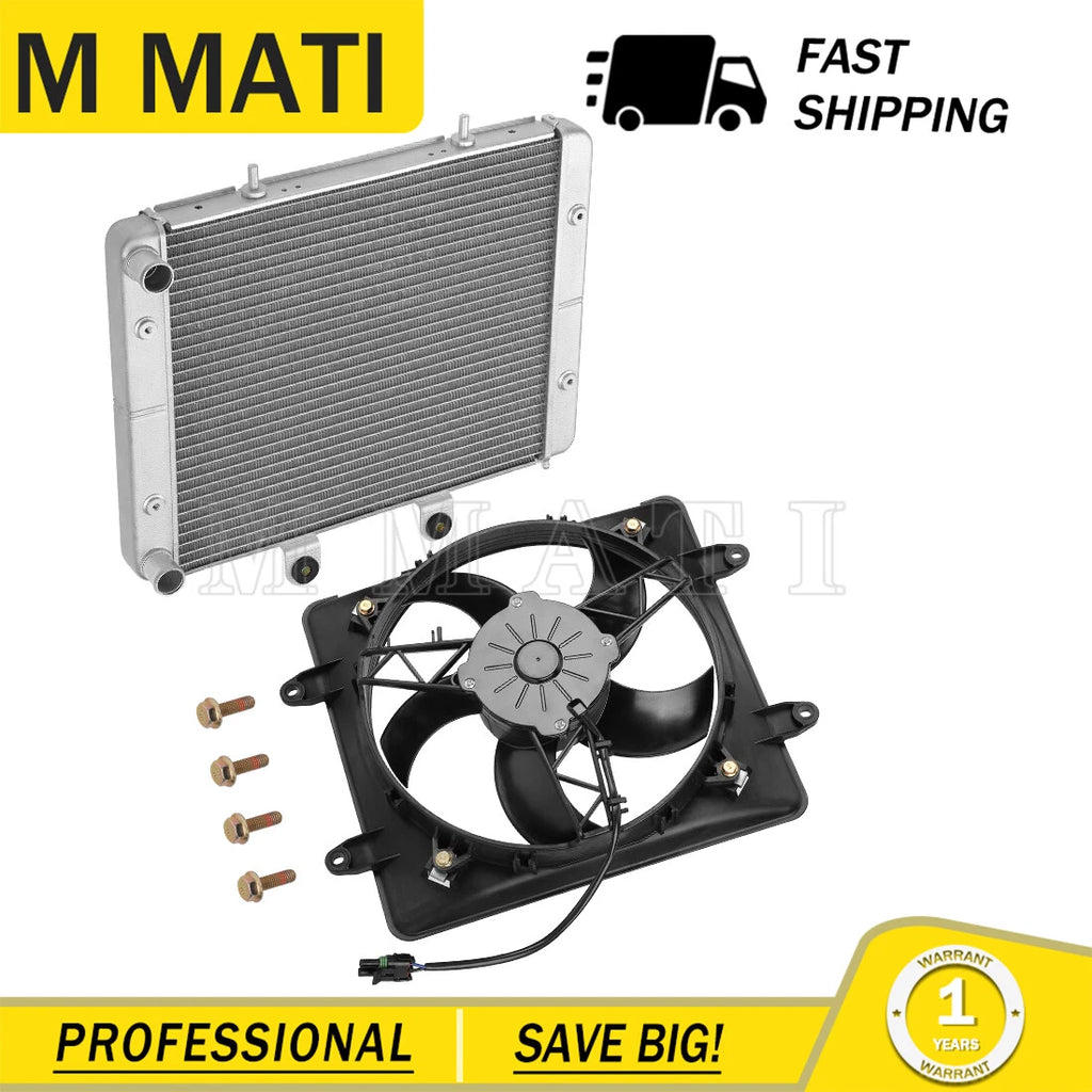 Cooling Radiator & Fan Motor Kit for Polaris RZR 570 800 / Sportsman ACE 325 570 (2011–2020)