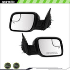Pair Side View Mirror Signal Puddle Heated for Ford Explorer (2011–2015) 7 PIN
