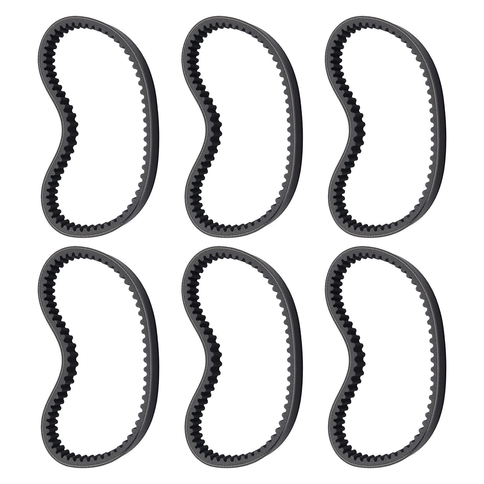 Set of 6 Go Kart Drive Belts 203589 5959 for Manco 5hp-7hp Engine Rubber