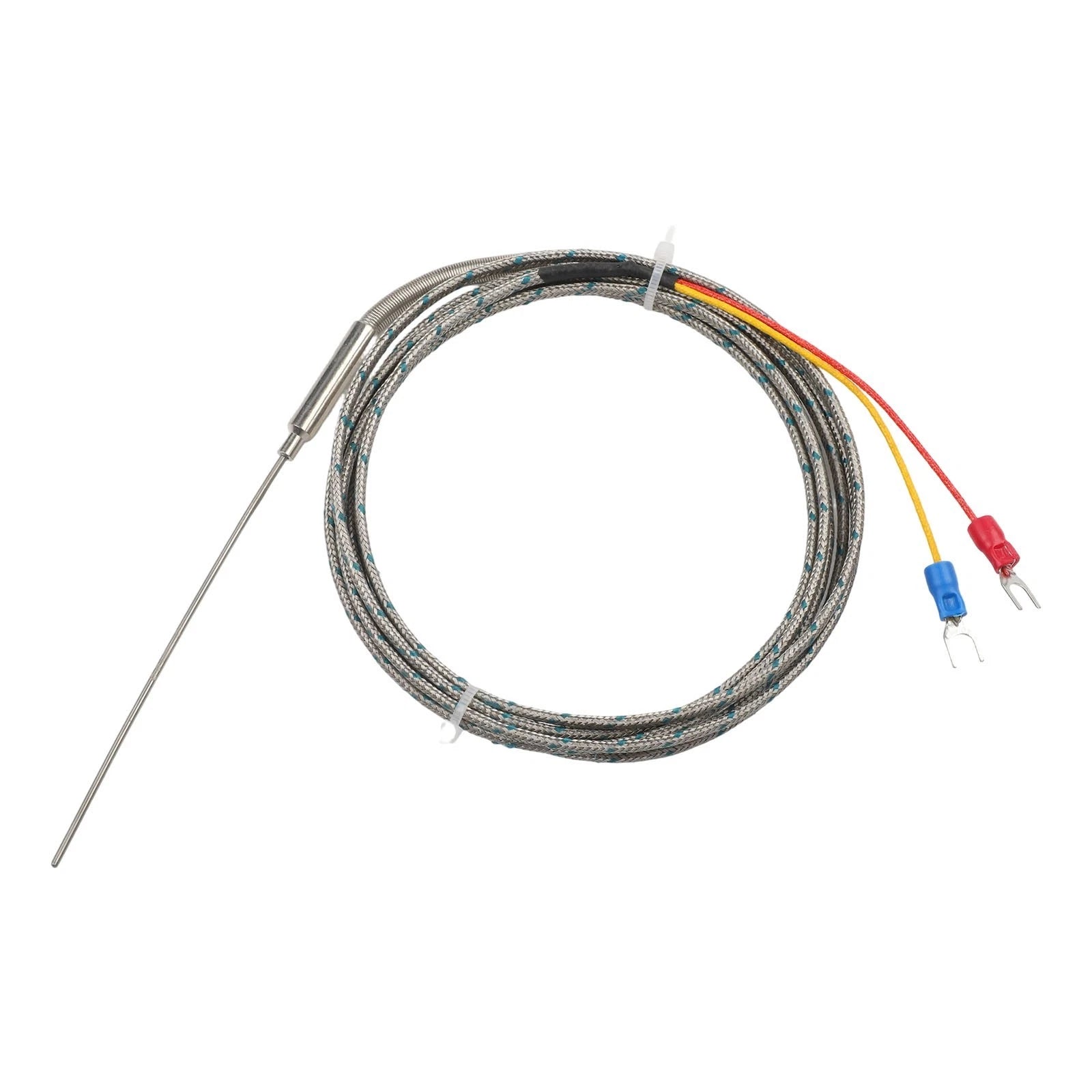 Thermocouple Probe J Type 90 x 1.5mm 2M for Accurate Temperature Readings