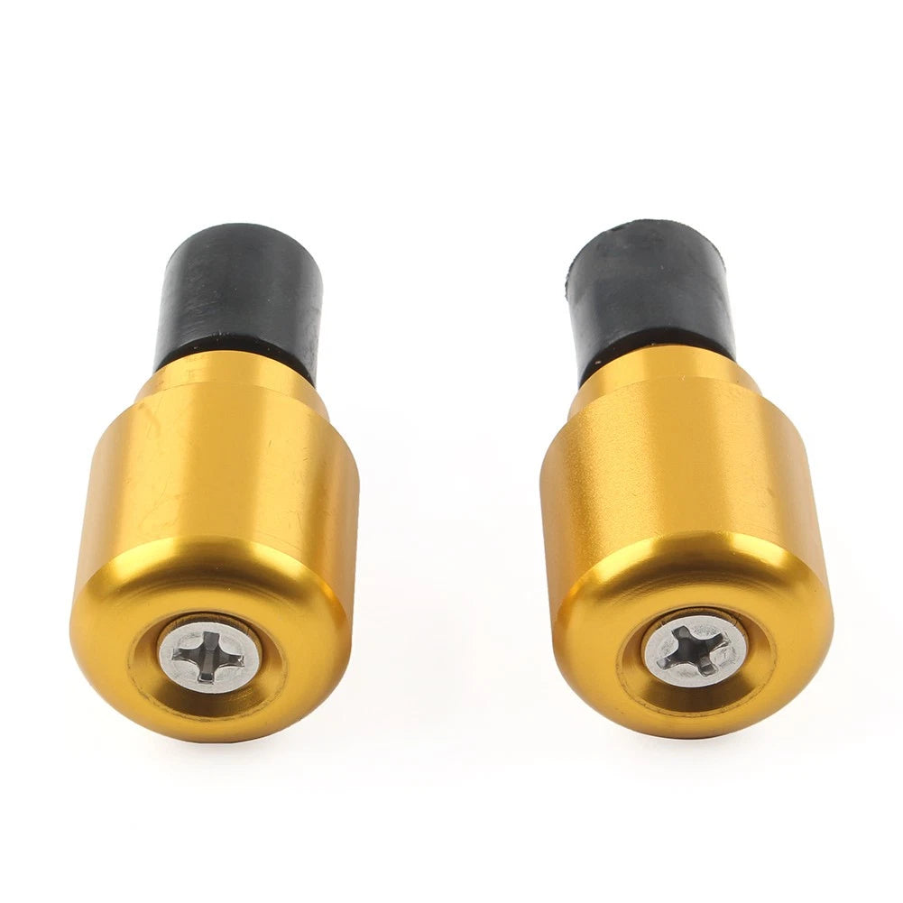 Handlebar Grips Bar End Slider Cap for Honda CBR1000RR (2008–2023) - Aluminium Gold