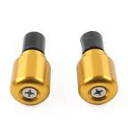 Handlebar Grips Bar End Slider Cap for Honda CBR1000RR (2008–2023) - Aluminium Gold