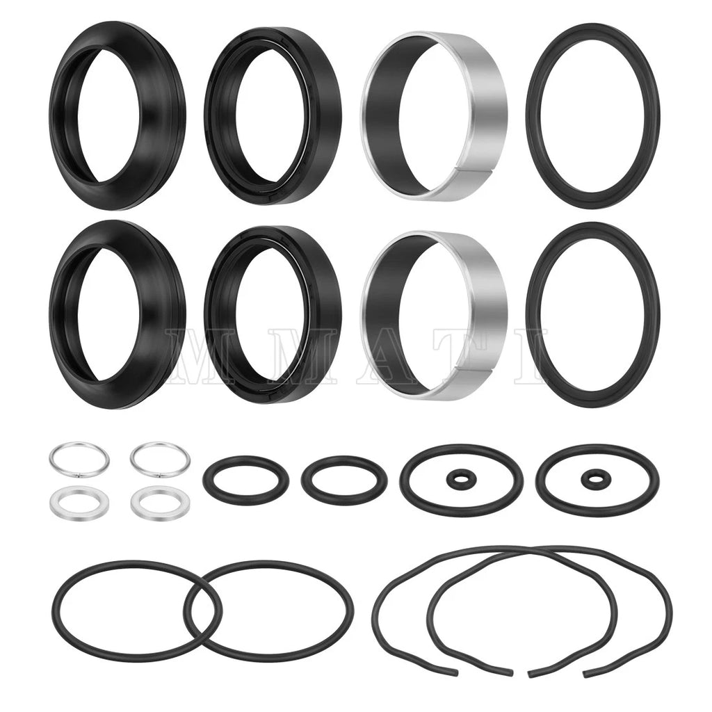 Front Fork Bushing Dust Oil Seals Kit for Suzuki GSXR 600 GSX-R 750 (2004–2005)