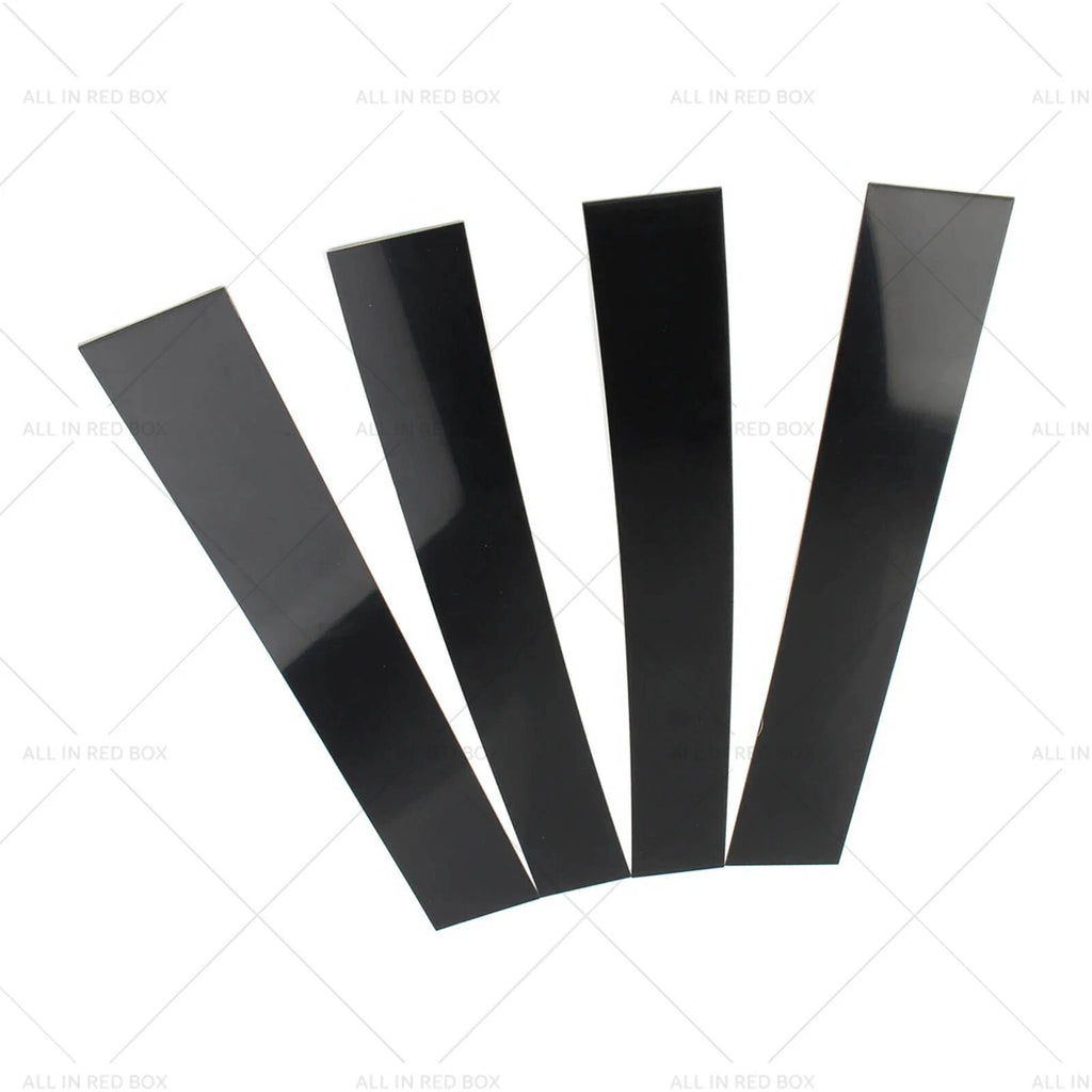 Set of 4 Black Pillar Post Cover Trims for Cadillac Escalade (2007–2014)