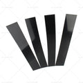Set of 4 Black Pillar Post Cover Trims for Cadillac Escalade (2007–2014)