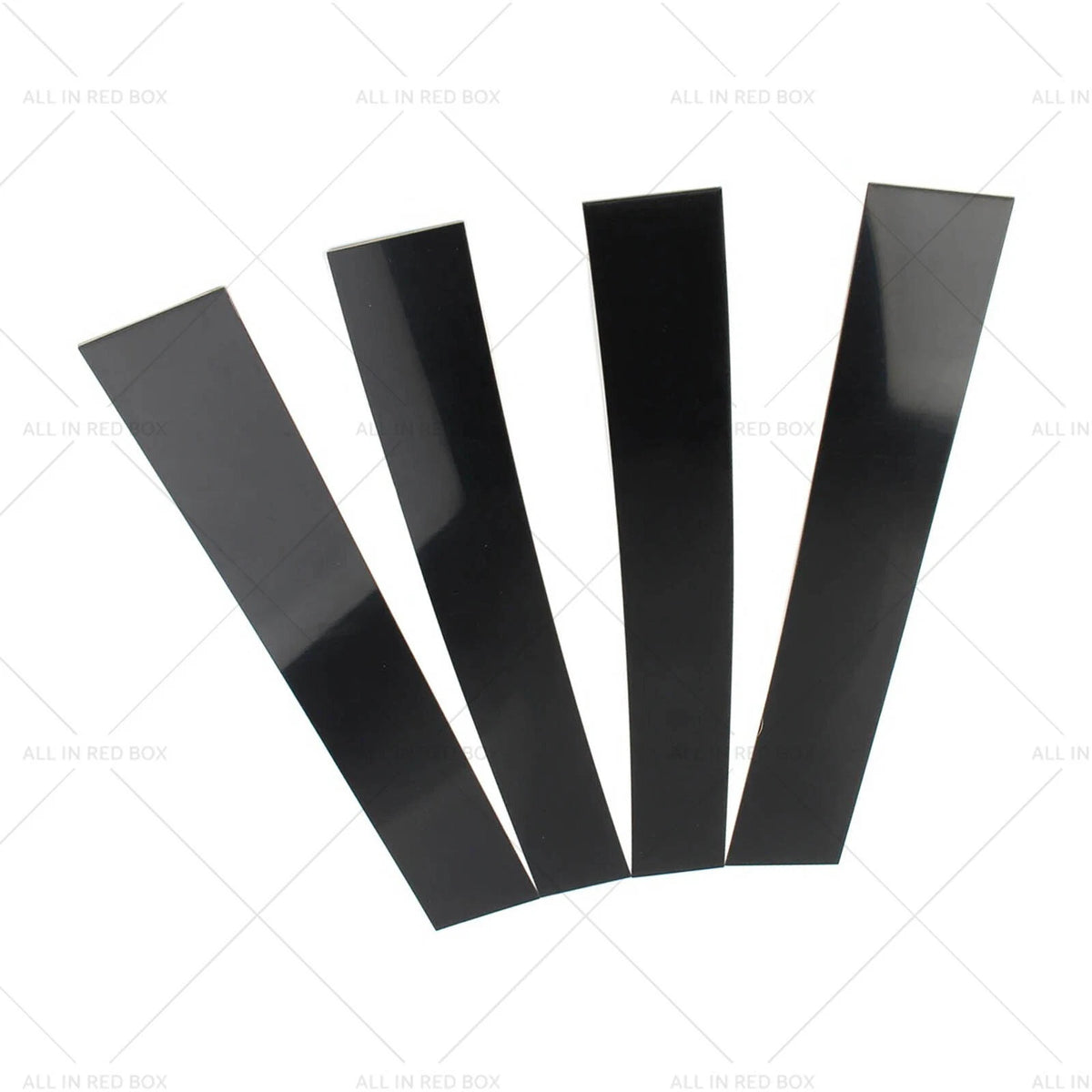 Set of 4 Black Pillar Post Cover Trims for Cadillac Escalade (2007–2014)