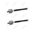 Set of 2 Front Inner Steering Tie Rod Ends for Lexus SC430, Mazda CX-7