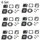 Set of 6 Carburetor Kits for Stihl 020 024 028 030 031 (RK-13HU RK-14HU)