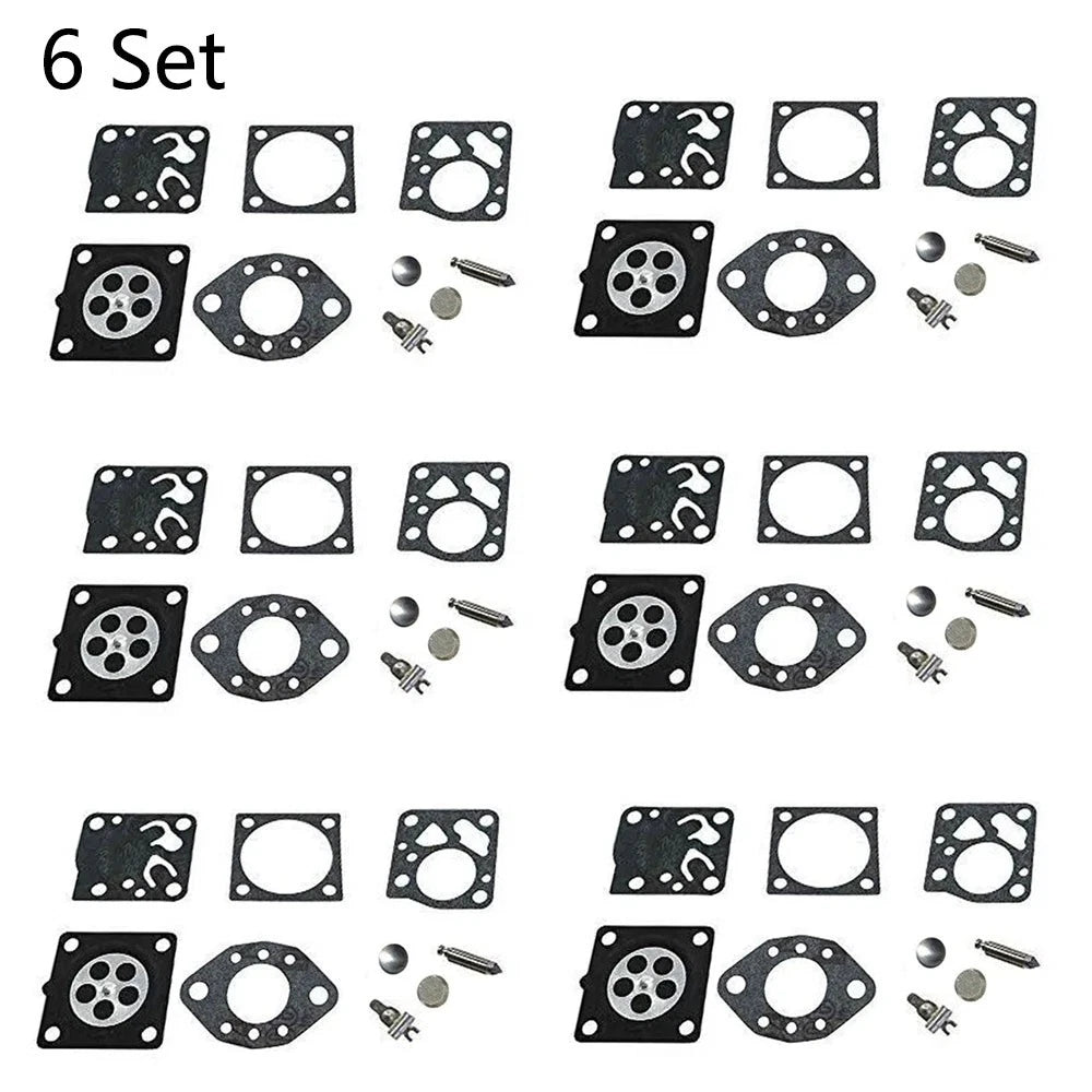 Set of 6 Carburetor Kits for Stihl 020 024 028 030 031 (RK-13HU RK-14HU)