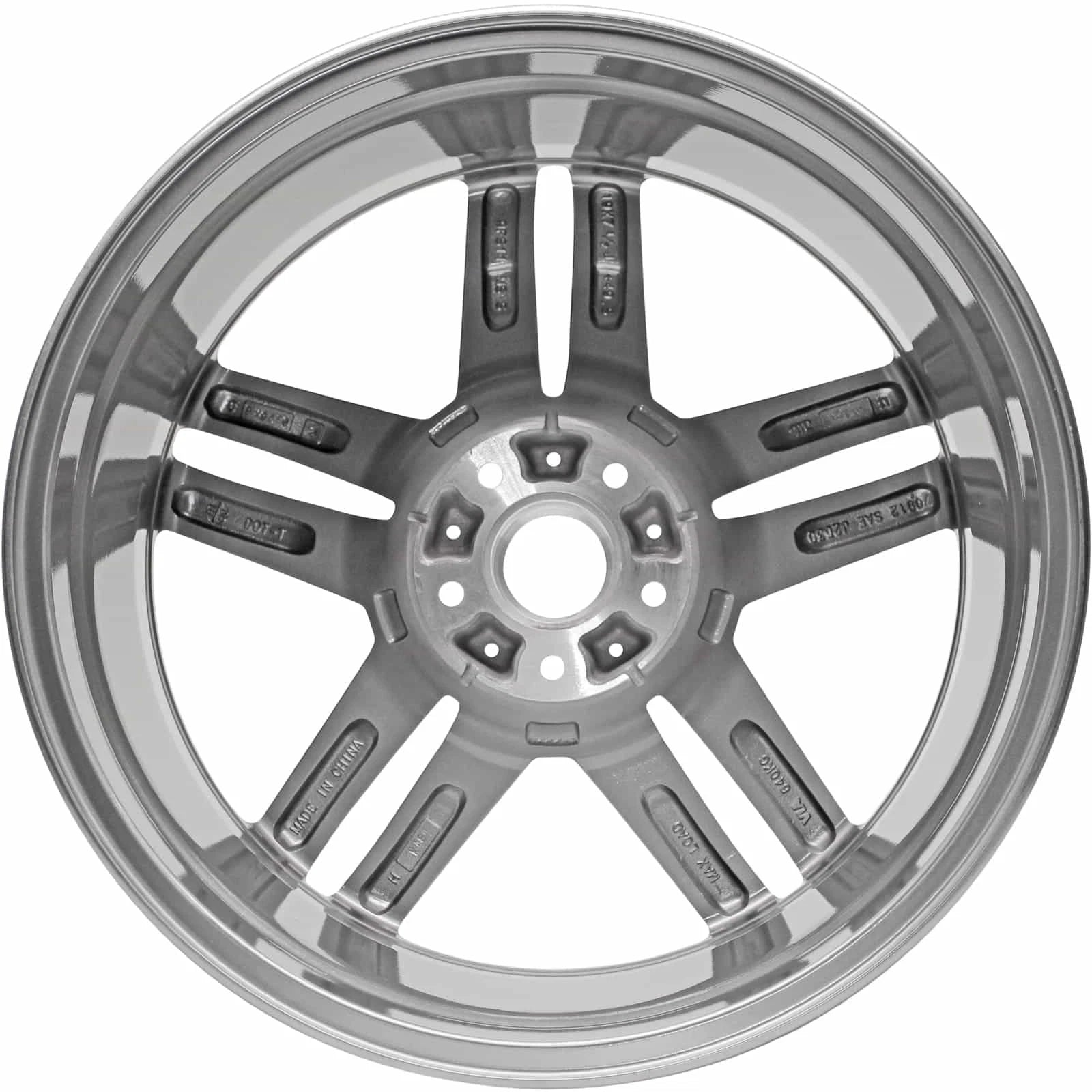 Alloy Wheel Rim Machined Gray Replacement for Hyundai Santa Fe (2017–2019)