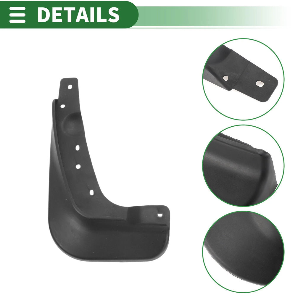 Set of 4 Mud Flaps Splash Guards for Mitsubishi Lancer-ex (2010–2016)