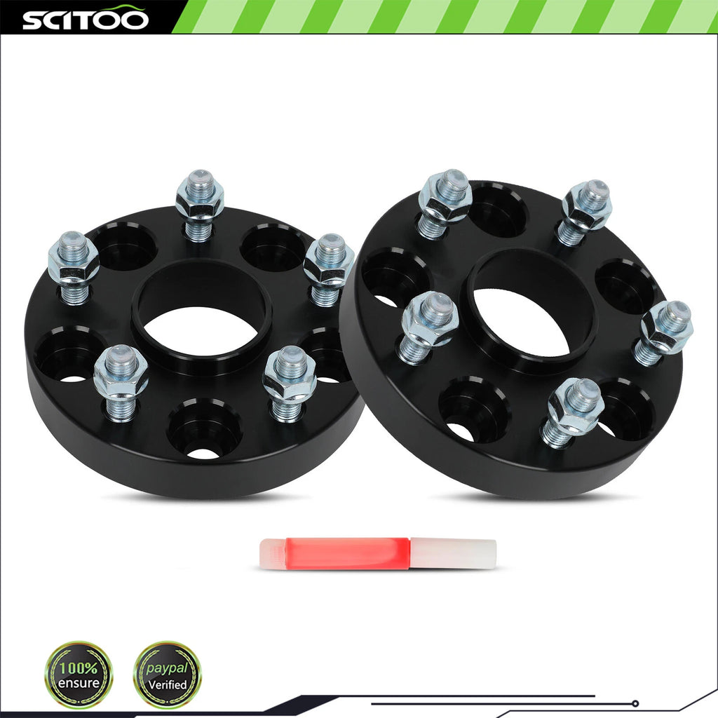 2X Hub Centric Wheel Spacers 5x4.5 12x1.5 for Toyota RAV4 Sienna (1998–2020)