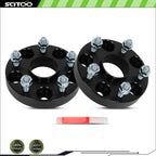 2X Hub Centric Wheel Spacers 5x4.5 12x1.5 for Toyota RAV4 Sienna (1998–2020)