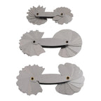 3pcs Radius Fillet Gauge Set for Toolmakers (Stainless Steel)