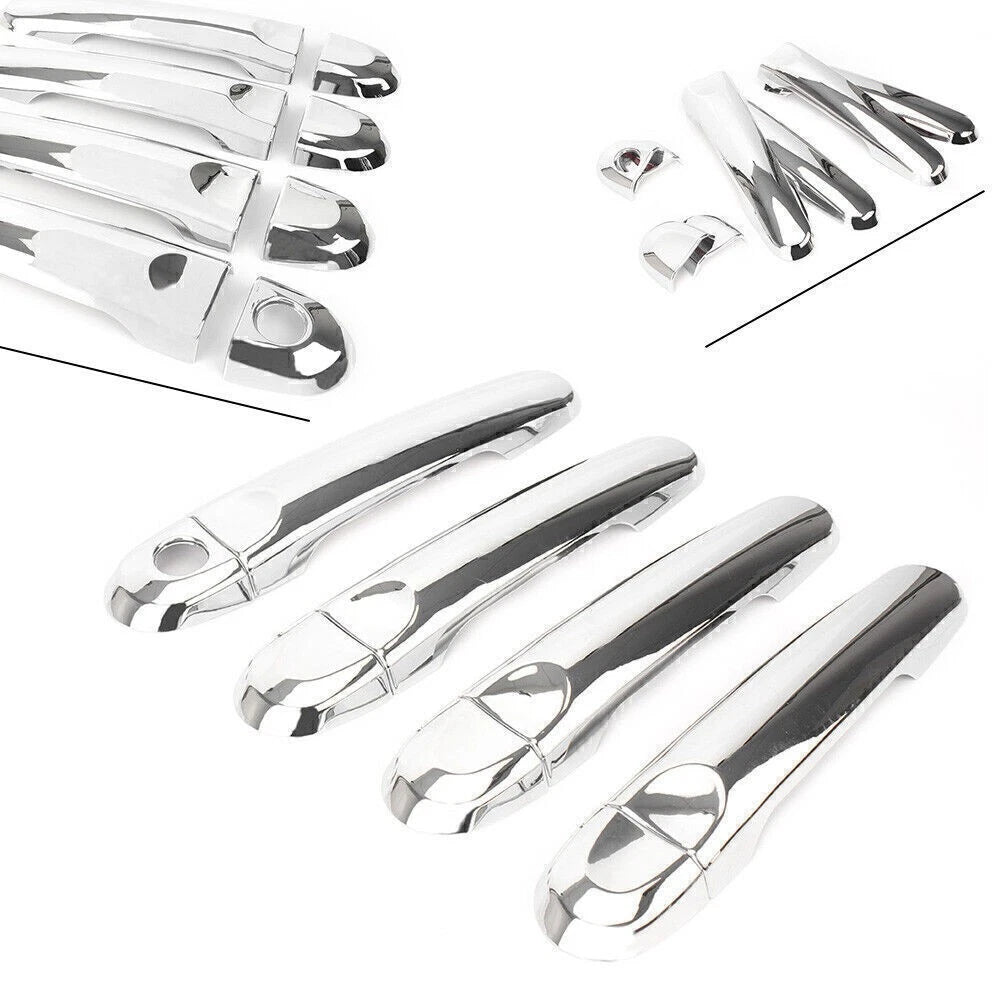 Chrome Door Handle Cover Trim for Nissan Sunny Versa (2014–2016)