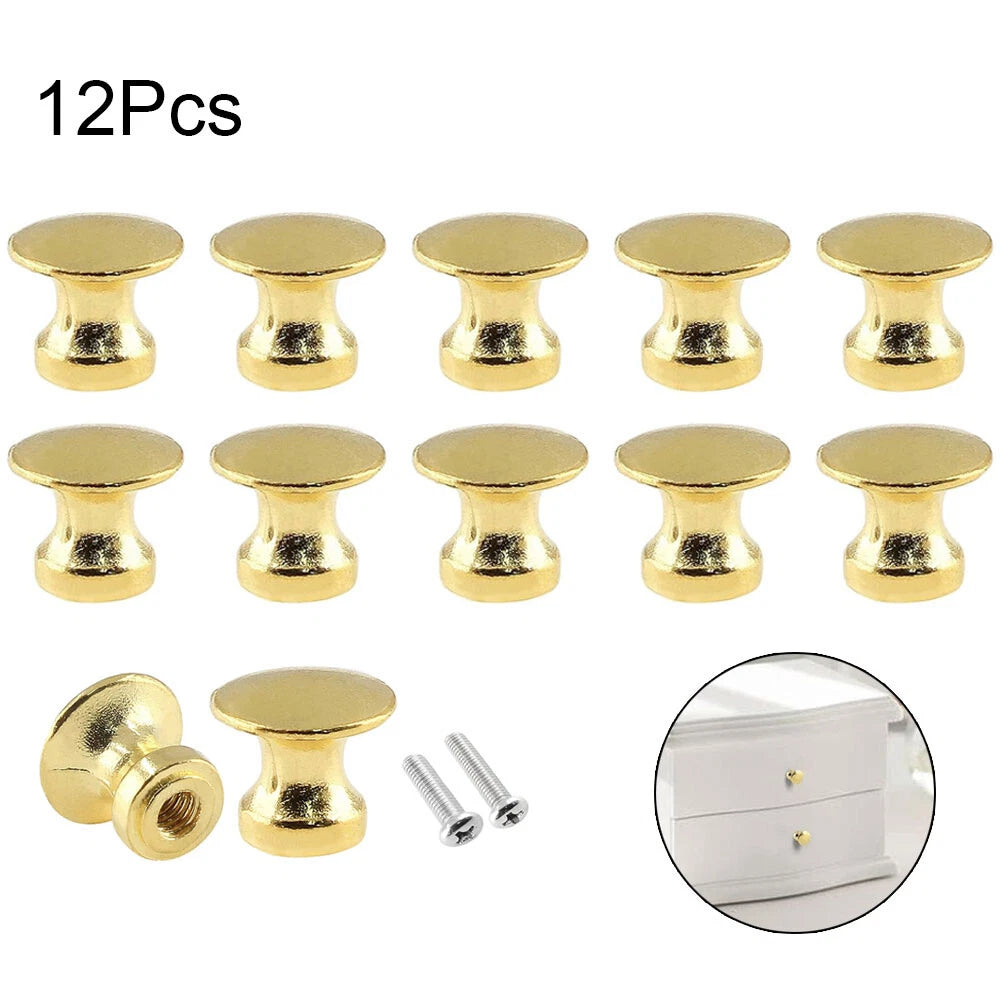 12Pcs Vintage Pull Handle Knob for Drawer Cabinet Jewelry Box Wardrobe