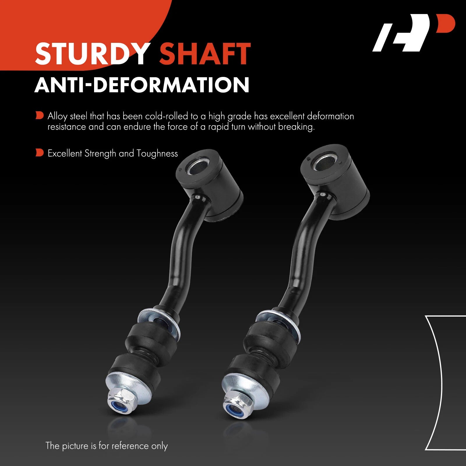 2X Front Side Sway Bar Link for Jeep XJ Cherokee (1984-1991) Comanche
