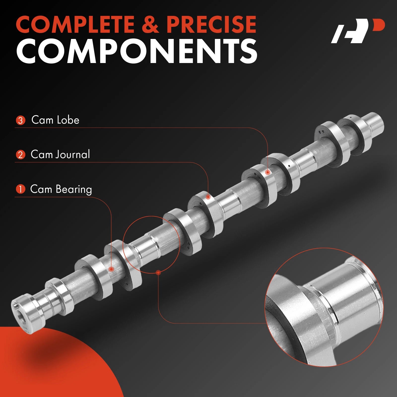 Left Engine Camshaft for Jeep Grand Cherokee, Dodge Durango (1999–2009)