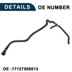 Radiator Hose for BMW 745i 745Li (2002–2005) No. 17127508013 | Black