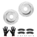 Rear Brake Rotors & Pads Kit for Chevrolet Suburban 1500 (2002-2006)