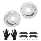 Rear Brake Rotors & Pads Kit for Chevrolet Suburban 1500 (2002-2006)