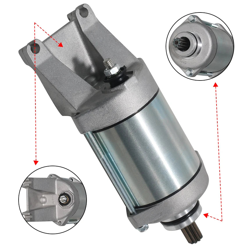 Starter for Kawasaki ER400 ER-4N (2011–2013) EN650 Vulcan S (2015–2017) ER650 ER-6N (2009–2016)
