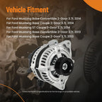 150 Amp 12V Alternator for Ford Mustang 3.7L (2011–2014) Clockwise Rotation