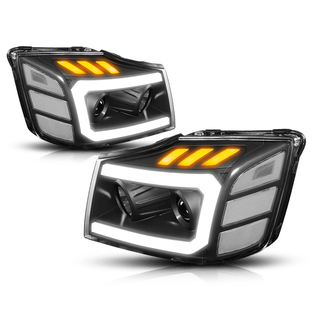 OE Style Projector Headlights for Chevy Impala (2014–2020) Black Housing
