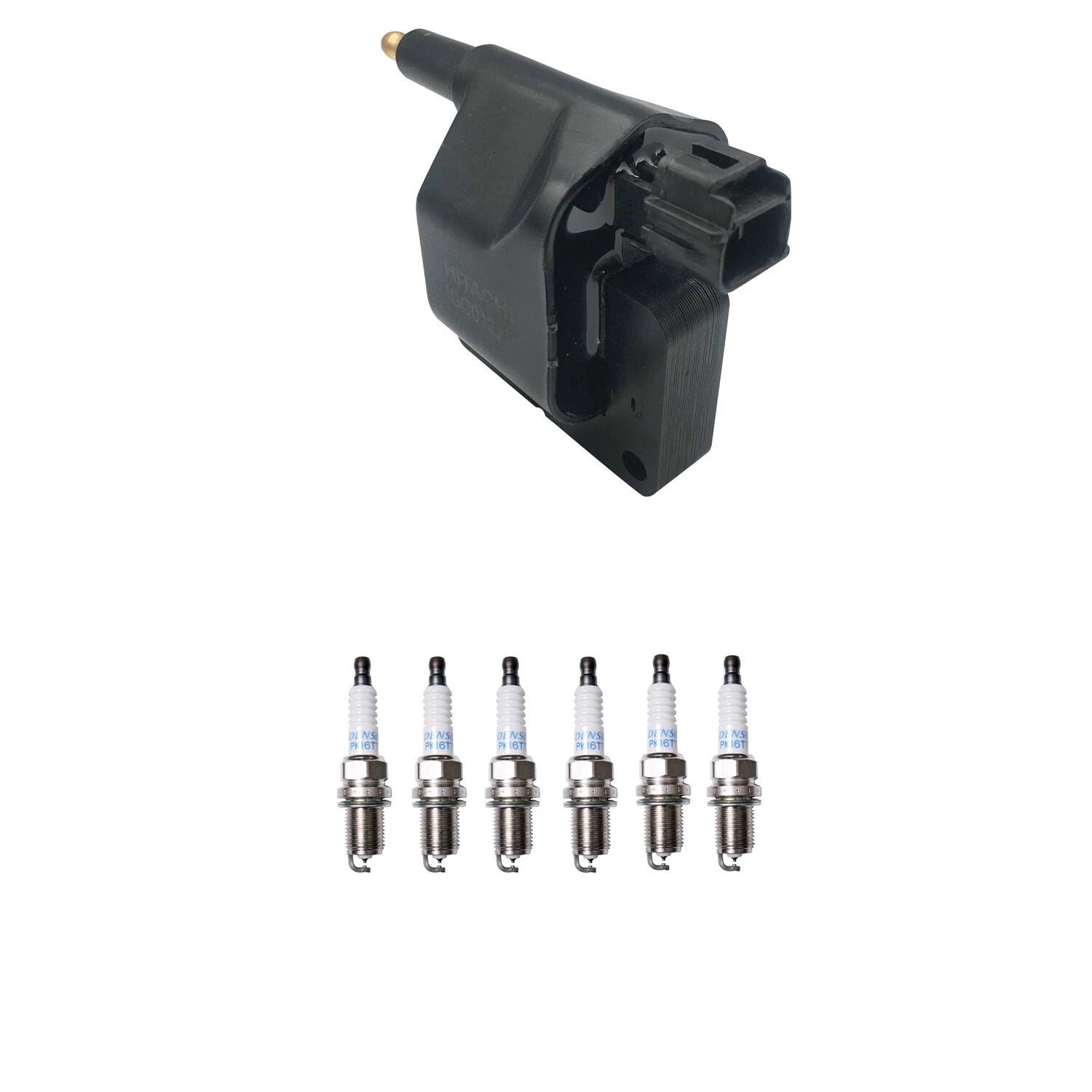 Ignition Coil & Denso Platinum Spark Plugs Kit for Durango 3.9 V6 (2004–2009)
