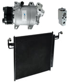 A C Compressor Kit w Condenser for Nissan Titan 5.6L (2012–2016)