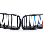 Gloss Black Double Line Grille for BMW 6 Series F06 F12 F13 (2012–2016)