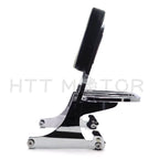 Skull Detachable Sissy Bar Backrest Luggage Rack for Harley FLSTC FXST FXSTB (2000–2017)