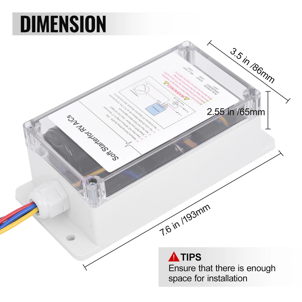 Soft Start Kit for RV Air Conditioner (Fits Various Models)