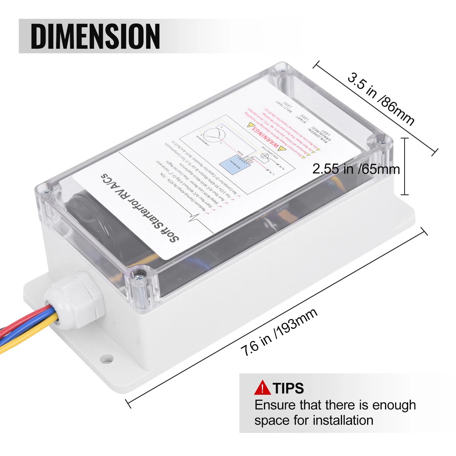 Soft Start Kit for RV Air Conditioner (Fits Various Models)