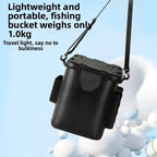 EVA Fishing Bucket for Boating Trips - Lightweight Hard Shell Pail