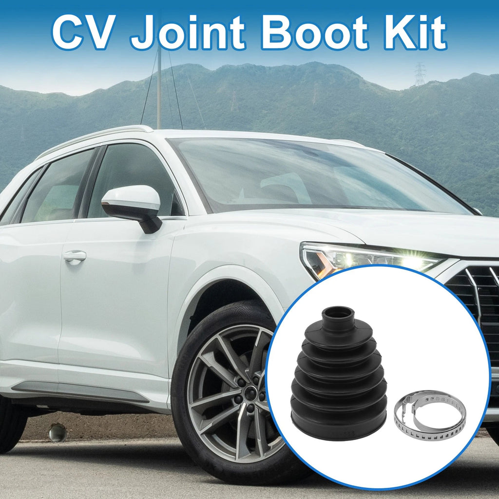 Outer CV Joint Boot Kit with Clamps for Audi Q3 (2015–2018) 1K0498203F