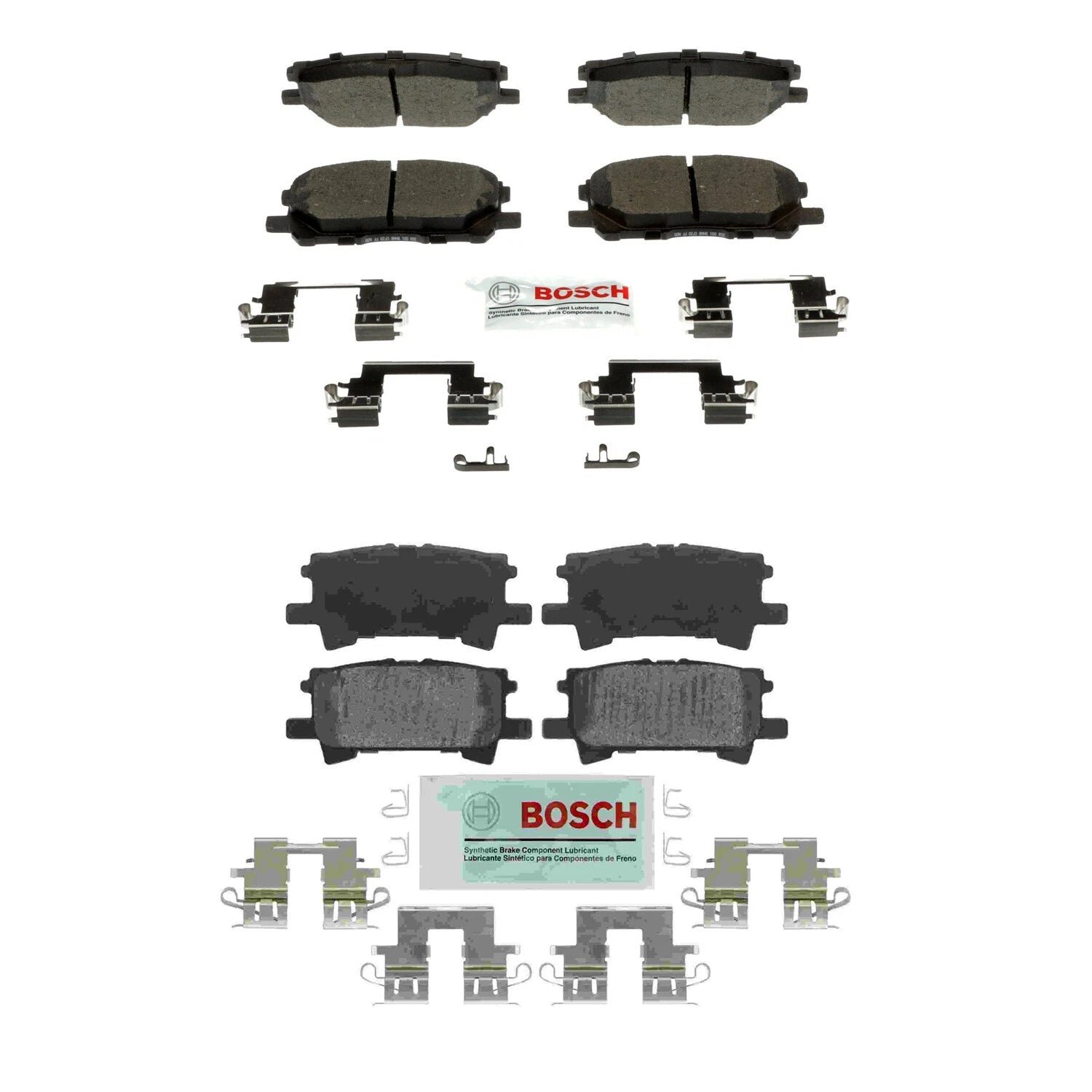 Bosch Blue Ceramic Disc Brake Pad Kit for Highlander RX330 RX350 RX400h (2001–2007)