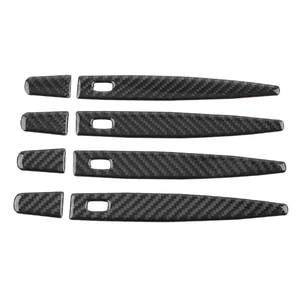 Set of 8 Carbon Fiber Outer Door Handle Cover Trim for Chevrolet Equinox (2018–2021)