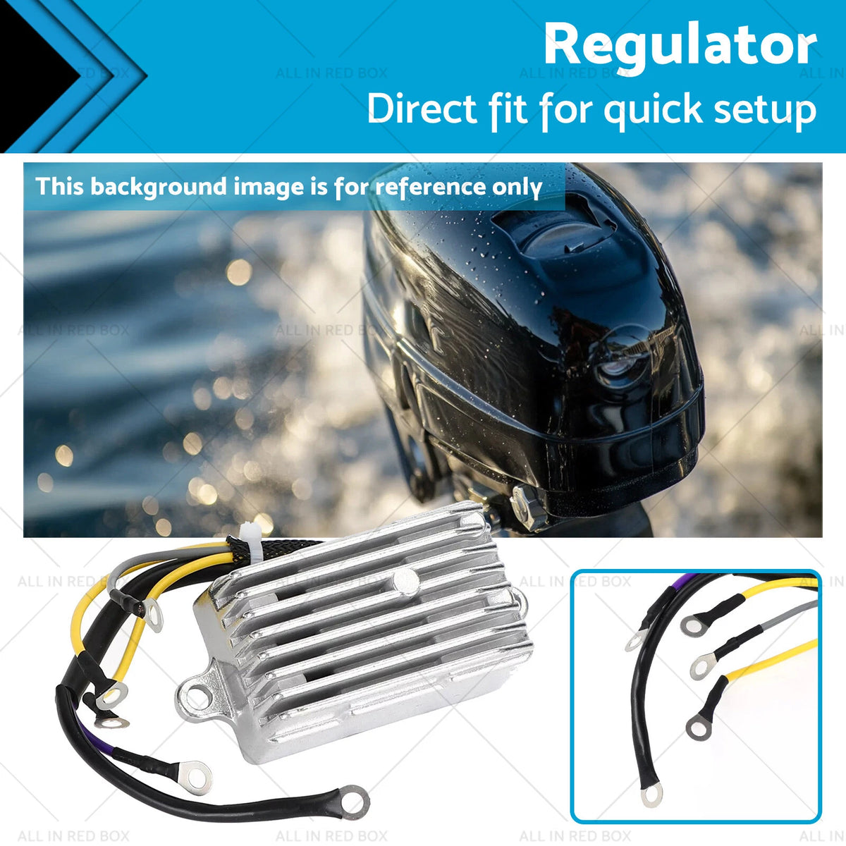 Regulator for Johnson Evinrude 35-105 HP (1992–2005) 1934476