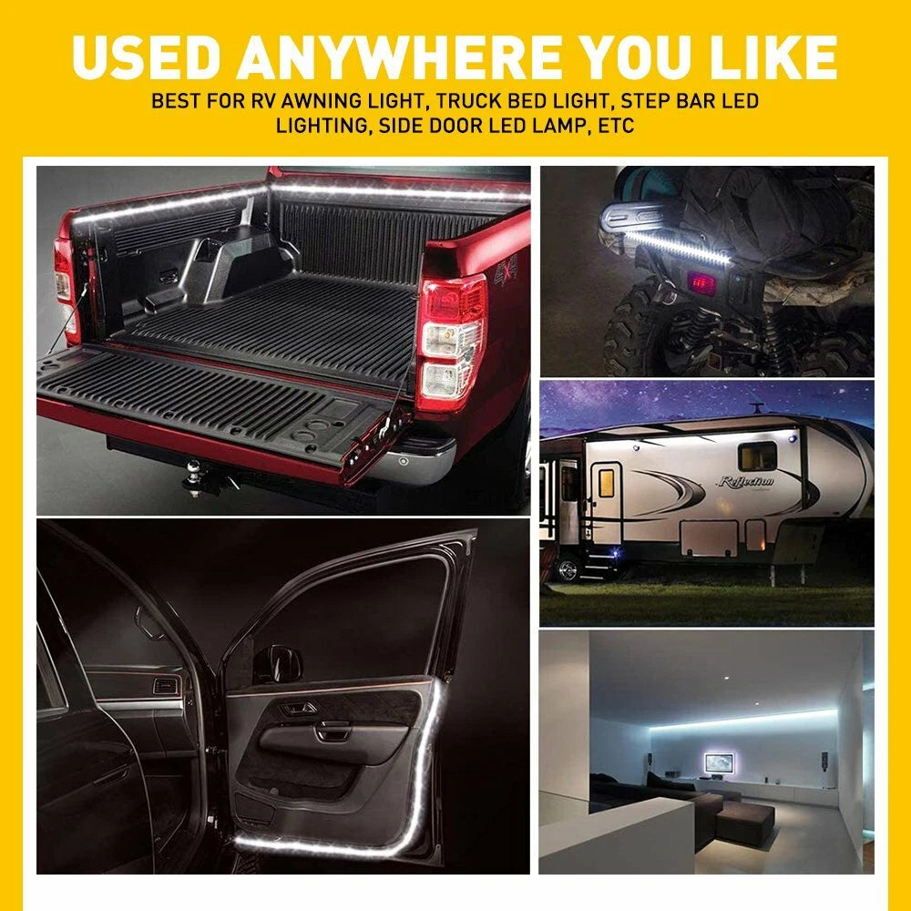 2X 60" LED Light Bar for Chevy Ford Dodge Truck Bed (YYYY–YYYY)