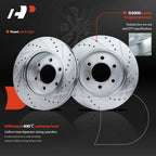 Drilled Brake Rotors & Brake Pads for Ford F150 (2004–2008)
