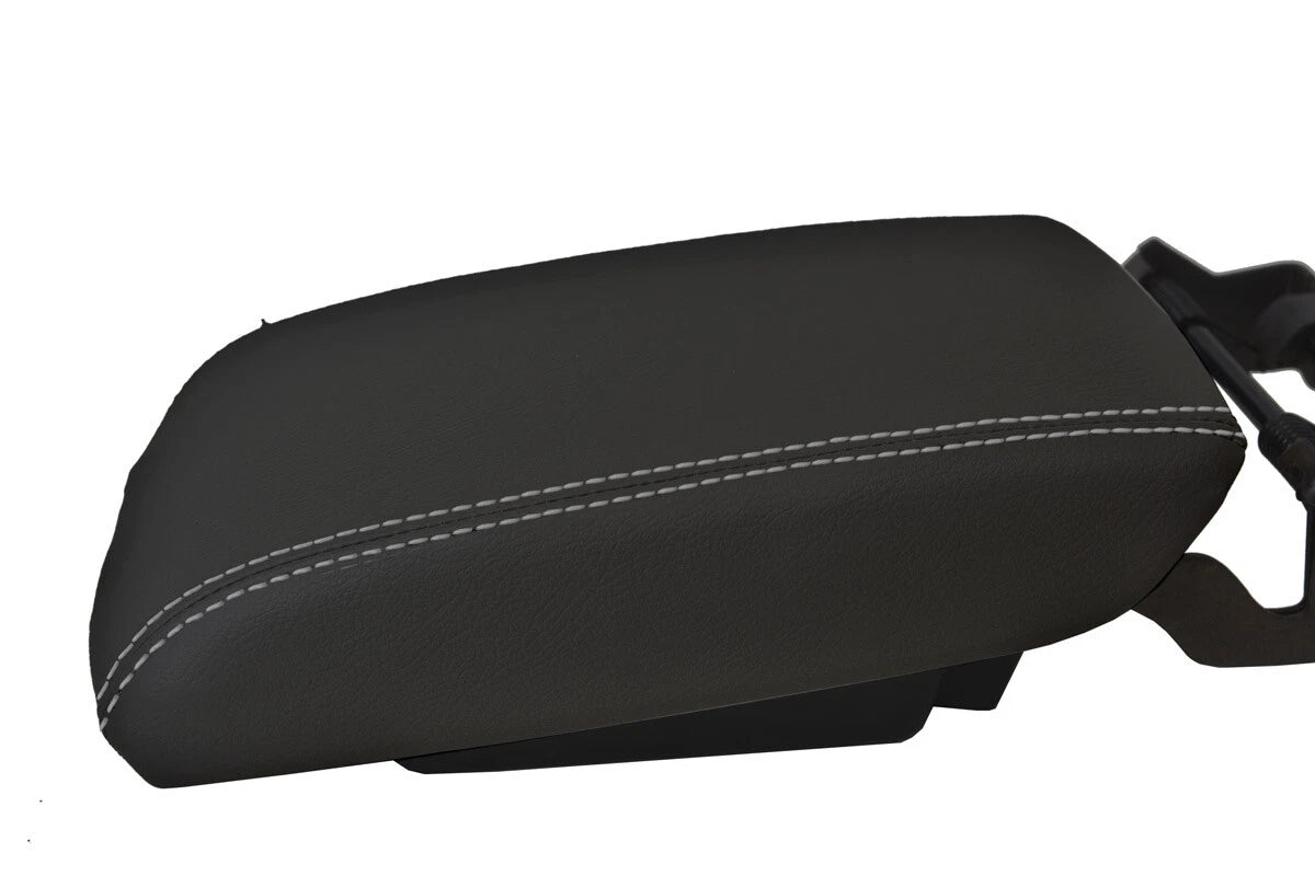 Center Console Lid Armrest Cover for Cadillac SRX (2010–2016) Leather Gray Stitch