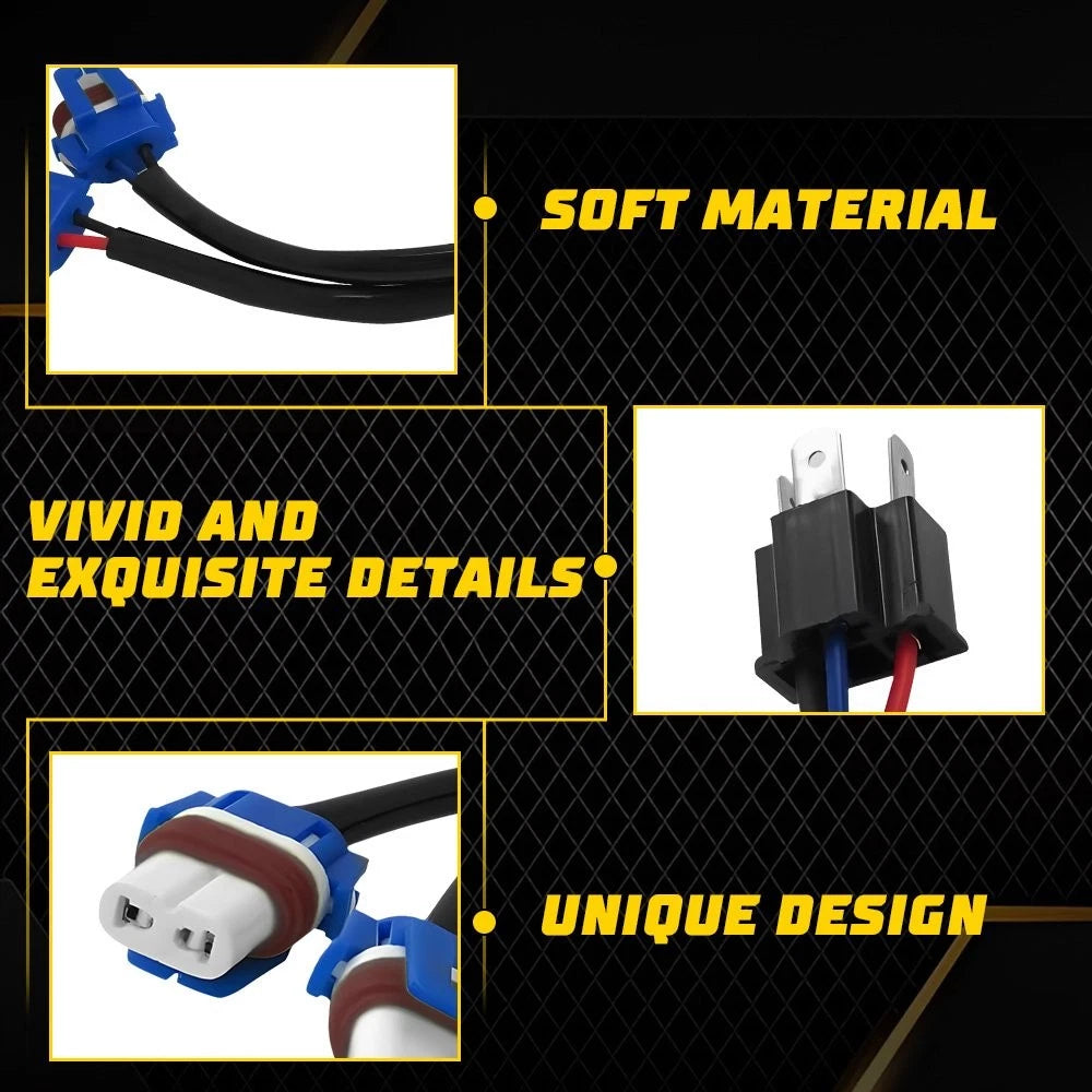 Conversion Wire Harness for H4 to 9005/9006 Headlight Bulbs (Year Range)