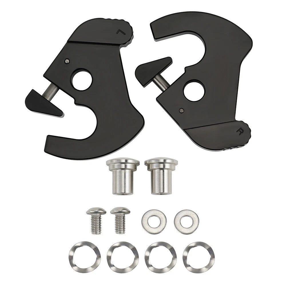 Detachables Latch Kit Sideplate for Harley Electra Glide Sport (1996–2009)