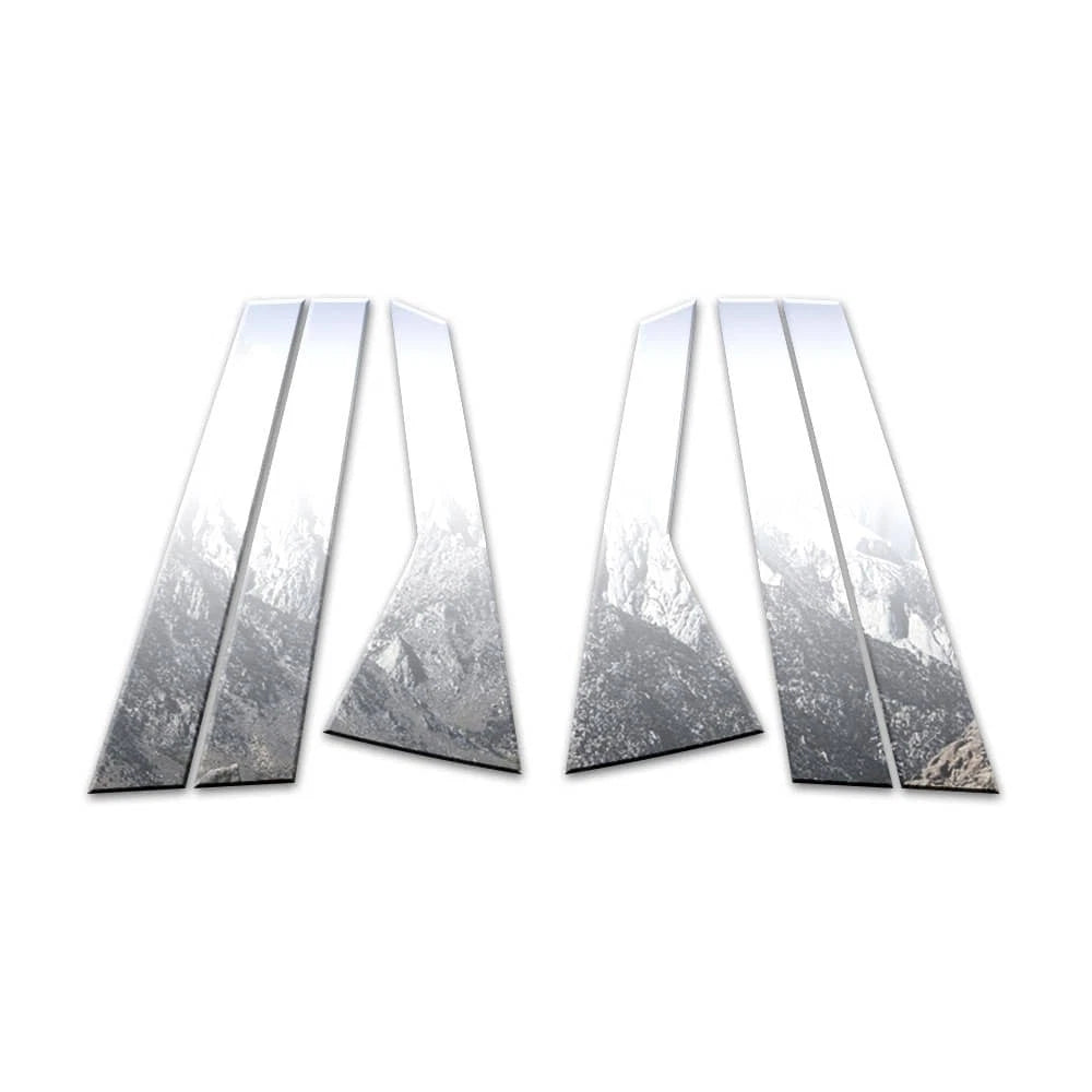 Diamond Grade 6pc Stainless Steel Pillar Post Covers for 2017-2024 Volvo XC60